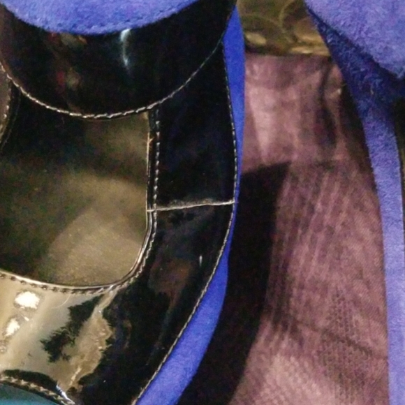 Shoes: Jessica Simpson Color Block Open Toe Heels - Picture 3 of 8